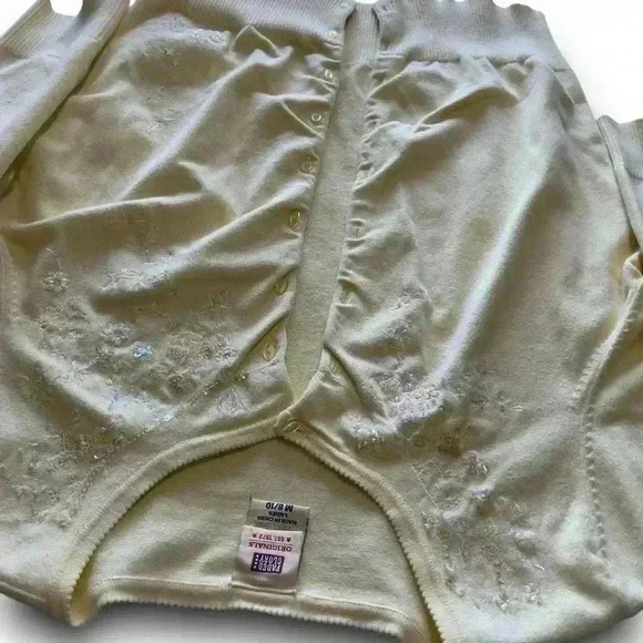 vtg Faded Glory embroidered beaded spring yellow cardigan sweater 3/4‎ sleeves m - Picture 3 of 10